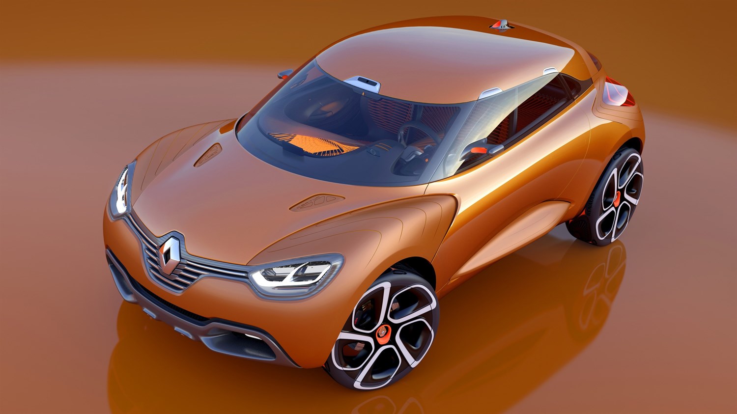 Renault CAPTUR Concept - Vue de profil - portières relevées